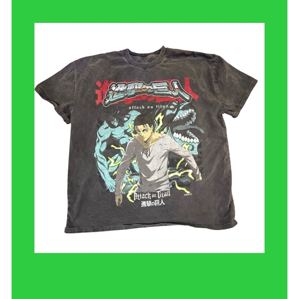 Attack on Titan Levi Graphic Tee ⚔️🖤